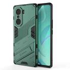 For Honor 60 Punk Armor 2 in 1 PC + TPU Phone Case(Green) - 1