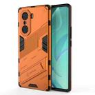 For Honor 60 Punk Armor 2 in 1 PC + TPU Phone Case(Orange) - 1