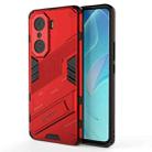 For Honor 60 Pro Punk Armor 2 in 1 PC + TPU Phone Case(Red) - 1