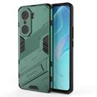 For Honor 60 Pro Punk Armor 2 in 1 PC + TPU Phone Case(Green) - 1