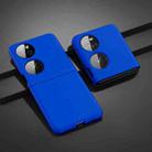 For Huawei P50 Pocket Oil-sprayed Ultra-thin Folding Phone Case(Blue) - 1