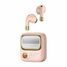 REMAX TWS-38 Yosee Series True Wireless Music Call Bluetooth Earphone(Pink) - 1
