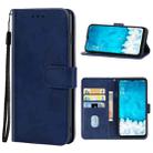 Leather Phone Case For AGM X5(Blue) - 1