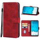 Leather Phone Case For AGM X5(Red) - 1