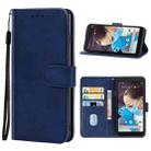 Leather Phone Case For CAT S42 H+(Blue) - 1