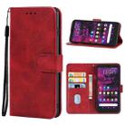 Leather Phone Case For CAT S62 Pro(Red) - 1