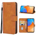 Leather Phone Case For Coolpad Cool 20(Brown) - 1