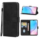 Leather Phone Case For CUBOT J9(Black) - 1