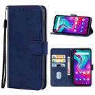 Leather Phone Case For Doogee X96(Blue) - 1