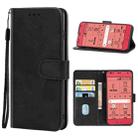 Leather Phone Case For Fujitsu F-42A(Black) - 1