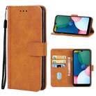 Leather Phone Case For LG Fortune 3(Brown) - 1