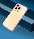 For iPhone 13 Pro Dual-color Airbag Phone Case (Rose Gold) - 1