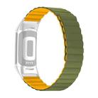 For Fitbit Charge 5 Silicone Magnetic Watch Band(Army Green) - 1