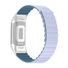 For Fitbit Charge 5 Silicone Magnetic Watch Band(Peacock Blue) - 1