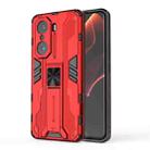 For Honor 60 Pro Supersonic PC + TPU Phone Case with Holder(Red) - 1