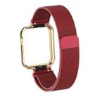 For Xiaomi Mi Watch Lite / Redmi Watch Milanese Magnetic Metal Watchband(Red) - 1