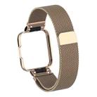 For Xiaomi Redmi Watch 2 Milanese Magnetic Metal Watchband(Rose Gold) - 1