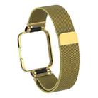 For Xiaomi Redmi Watch 2 Milanese Magnetic Metal Watchband(Gold) - 1