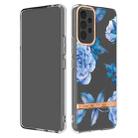 For Samsung Galaxy A53 5G Flowers and Plants Series IMD TPU Phone Case(Orchid Peony) - 1