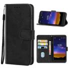 Leather Phone Case For Nokia 2 V Tella(Black) - 1