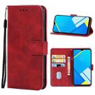 Leather Phone Case For OPPO Realme C2s(Red) - 1