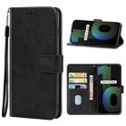 Leather Phone Case For OPPO Realme Narzo 10A(Black) - 1