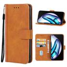 Leather Phone Case For OPPO Realme Q3t(Brown) - 1