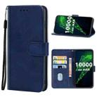 Leather Phone Case For OUKITEL K15 Plus(Blue) - 1