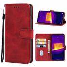 Leather Phone Case For Ulefone Armor 9(Red) - 1