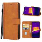 Leather Phone Case For Ulefone Armor 9(Brown) - 1