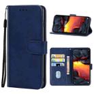 Leather Phone Case For Ulefone Armor 9E(Blue) - 1