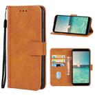 Leather Phone Case For Ulefone Armor X9 Pro(Brown) - 1