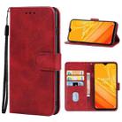 Leather Phone Case For Ulefone Note 8(Red) - 1