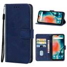 Leather Phone Case For UMIDIGI Bison X10 Pro(Blue) - 1