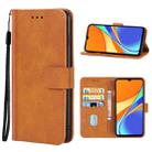 Leather Phone Case For Xiaomi Redmi 9 Activ(Brown) - 1