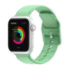 Silicone Watch Band For Apple Watch Series 8&7 41mm / SE 2&6&SE&5&4 40mm / 3&2&1 38mm(Matcha Green) - 1