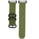 For Suunto CORE Three-ring Steel Buckle Nylon Watch Band(Army Green) - 1