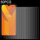 50 PCS 0.26mm 9H 2.5D Tempered Glass Film For Wiko Y62 Plus - 1