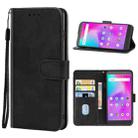 Leather Phone Case For AGM A10(Black) - 1