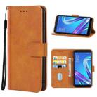 Leather Phone Case For Asus ZenFone Live L2(Brown) - 1