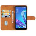 Leather Phone Case For Asus ZenFone Live L2(Brown) - 3