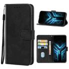 Leather Phone Case For Asus ROG Phone 3 ZS661KL(Black) - 1