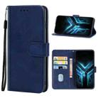 Leather Phone Case For Asus ROG Phone 3 ZS661KL(Blue) - 1