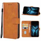 Leather Phone Case For Asus ROG Phone 3 ZS661KL(Brown) - 1