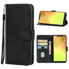Leather Phone Case For Blackview A30(Black) - 1
