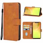 Leather Phone Case For Blackview A30(Brown) - 1