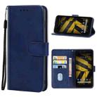 Leather Phone Case For CAT S42(Blue) - 1