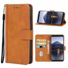 Leather Phone Case For DOOGEE BL12000 / BL12000 Pro(Brown) - 1