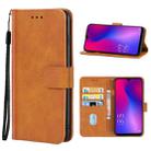 Leather Phone Case For Elephone A6 Mini(Brown) - 1