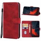 Leather Phone Case For Elephone E10(Red) - 1